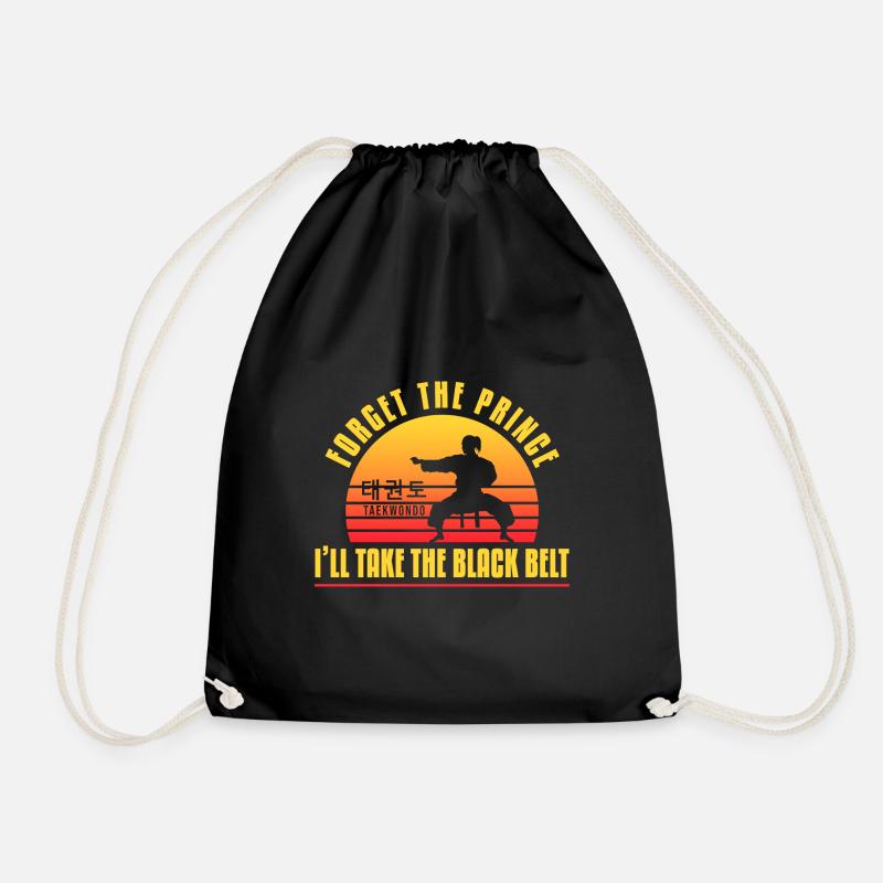 TKD Korean Martial Arts Tae Kwon - Turnbeutel - Schwarz