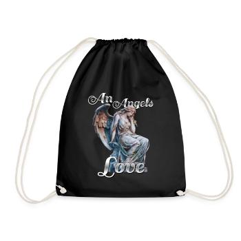 An Angels Love - Drawstring Bag - black - Front