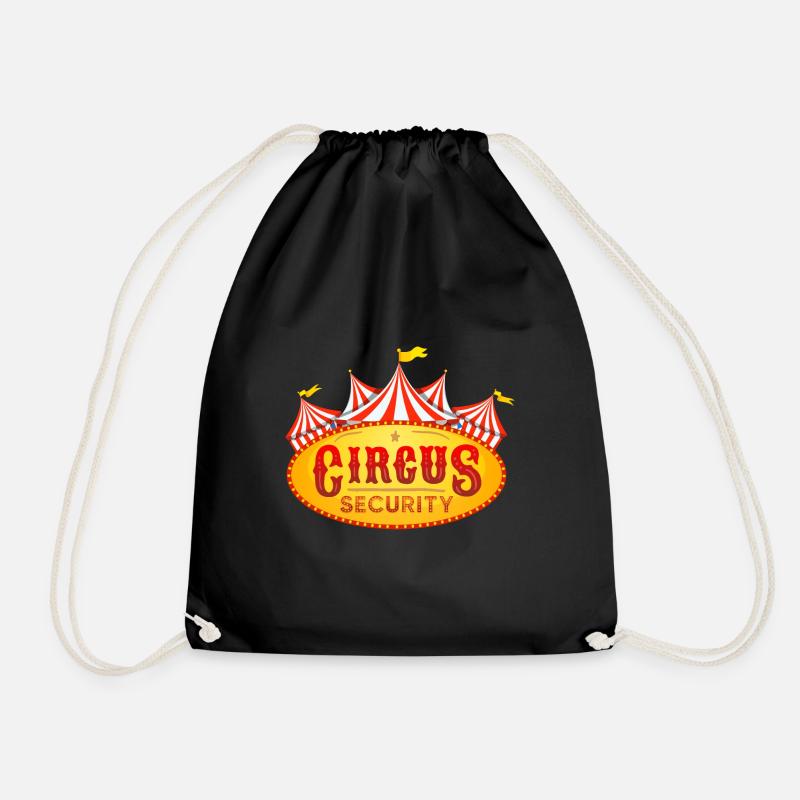 Security Officer I Circus Party I Circus Security - Turnbeutel - Schwarz