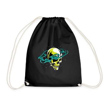 Zerebraler Sturm Selenophil Geschenk - Turnbeutel - Schwarz - Vorne