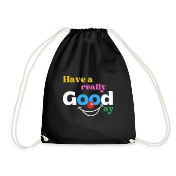 Bonne journée - Sac de sport léger - noir - Devant