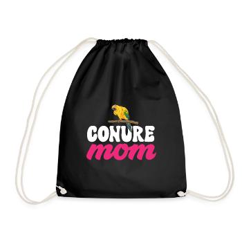Parakeet, Parrot, Parakeet, Bird - Drawstring Bag - black - Front