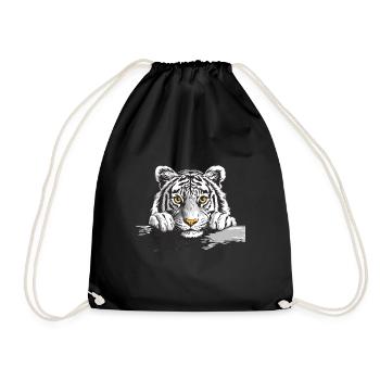 Tiger - Turnbeutel - Schwarz - Vorne