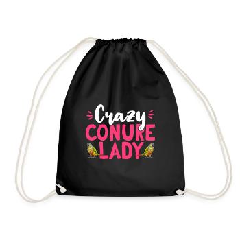 Molinasittich Perroquet Oiseau Perruche du Soleil - Sac de sport léger - noir - Devant