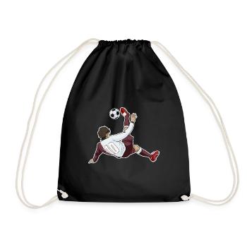 Équipe nationale arabe de football I Football Qatar - Sac de sport léger - noir - Devant