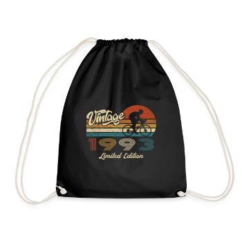 30 Anniversaire 1993 Vintage Retro Cycliste - Sac de sport léger - noir - Devant