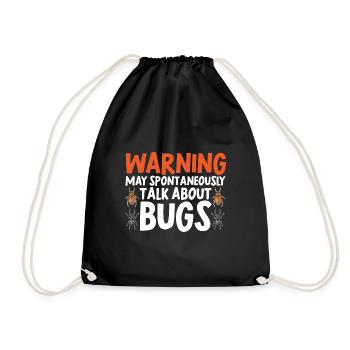 Insect collectors, insects, beetle lovers, entomologists - Drawstring Bag - black - Front