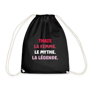 THAIS - Sac de sport léger - noir - Devant