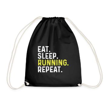 Manger le sommeil Répéter - Sac de sport léger - noir - Devant