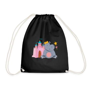 Hippopotame Hippopotame - Sac de sport léger - noir - Devant