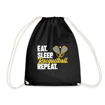 Joueur de racquetball Racquetball - Sac de sport léger - noir - Devant