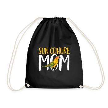 Molinasittich Perroquet Oiseau Perruche du Soleil - Sac de sport léger - noir - Devant