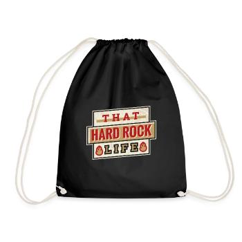 Hard Rock Life - Idée cadeau - Sac de sport léger - noir - Devant