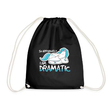 So Apparently I Am Dramatic - Turnbeutel - Schwarz - Vorne