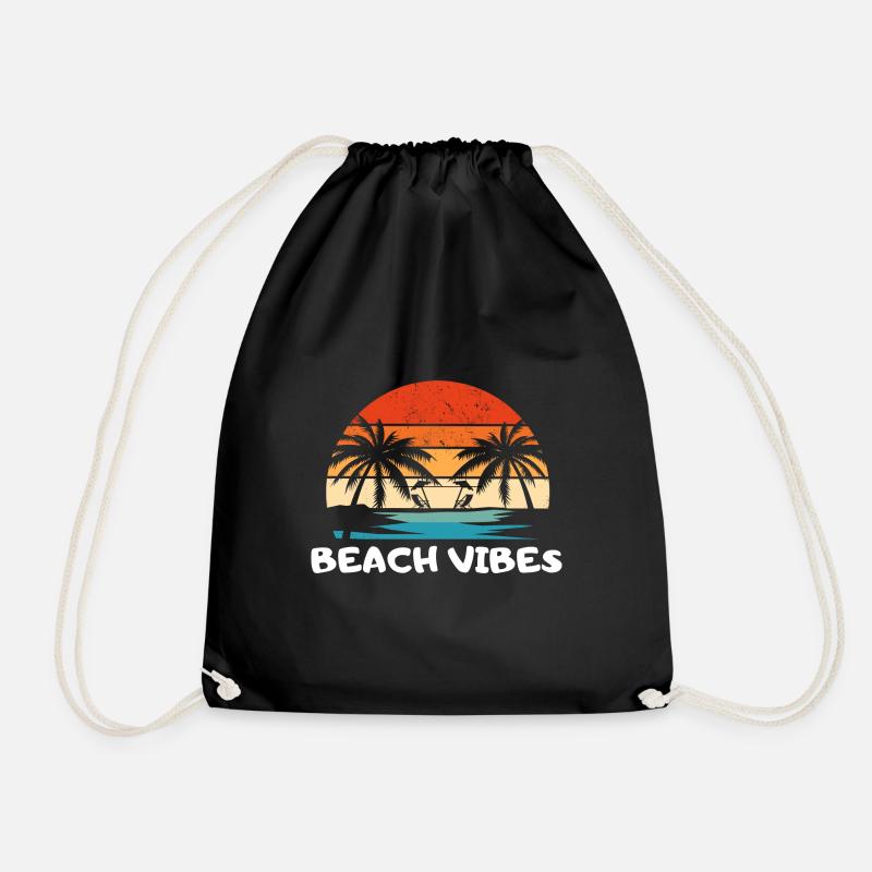 beach vibes - Sac de sport léger - noir