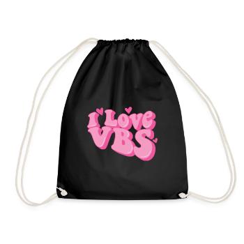 I Love VBS Crew Vacation Bible School Bible - Turnbeutel - Schwarz - Vorne