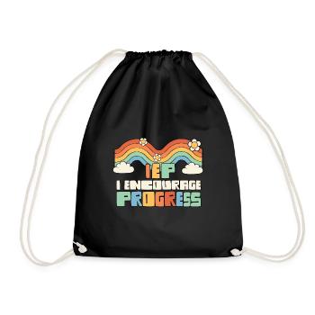 ABA Therapist I Encourage Progress Sped Teacher - Turnbeutel - Schwarz - Vorne
