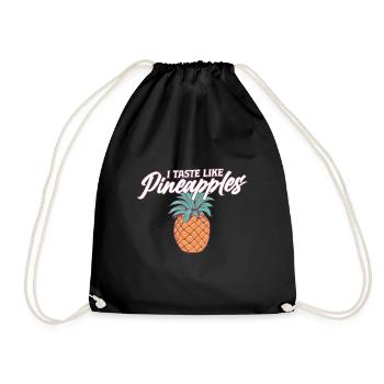 Style de vie échangiste J’ai le goût des ananas - Sac de sport léger - noir - Devant