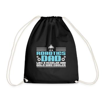 Construire un père robotique robotique comme un père ordinaire Dro - Sac de sport léger - noir - Devant