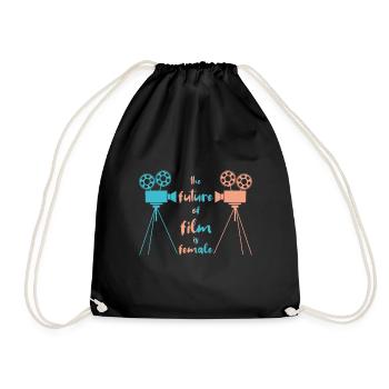Regisseur Film Filmcrew Geschenk - Turnbeutel - Schwarz - Vorne