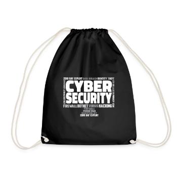 Cybersécurité Hackers Sécurité informatique - Sac de sport léger - noir - Devant