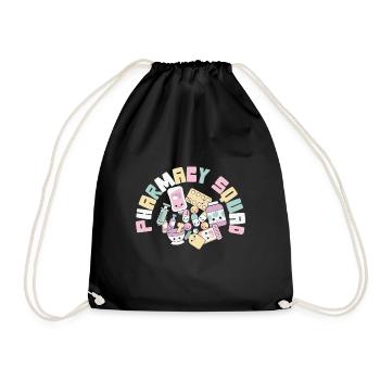 Pharmacy Squad Pharmacist Life Pharmacology - Drawstring Bag - black - Front