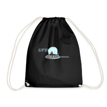 UFO-Reisen - Turnbeutel - Schwarz - Vorne