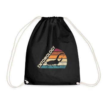 Entomology Entomologist Insects - Drawstring Bag - black - Front