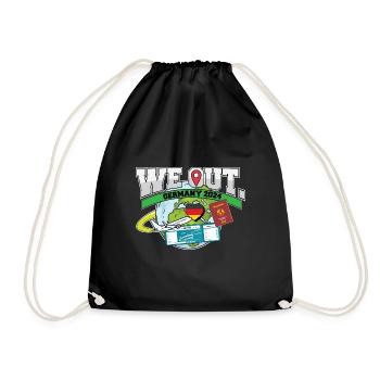 We Out Trip To Germany Travel Matching Family - Drawstring Bag - black - Front