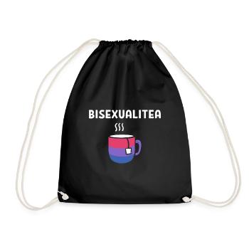 Bisexualitea. Bisexuell Gift - Turnbeutel - Schwarz - Vorne