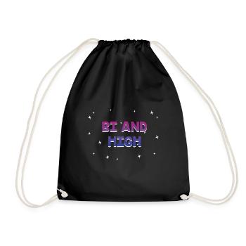 Bi et haut dictons bisexuels Bi Pride Citations LGBTQ - Sac de sport léger - noir - Devant