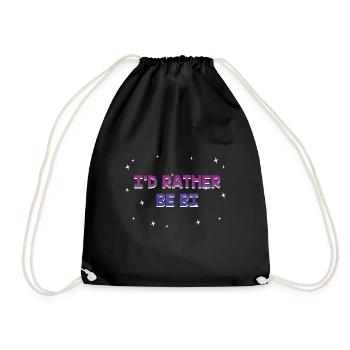 Je préfère être bisexuel Bisexuel LGBTQ Bi Pride LGBT - Sac de sport léger - noir - Devant