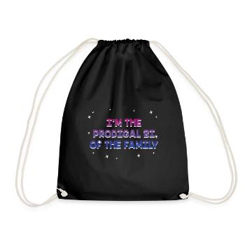 The Prodigal Bi of the Family Bisexual LGBTQ Bi - Turnbeutel - Schwarz - Vorne