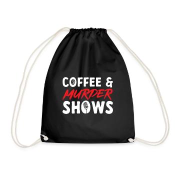 Wahre Verbrechen Podcaster True Crime Podcast - Drawstring Bag - black - Front