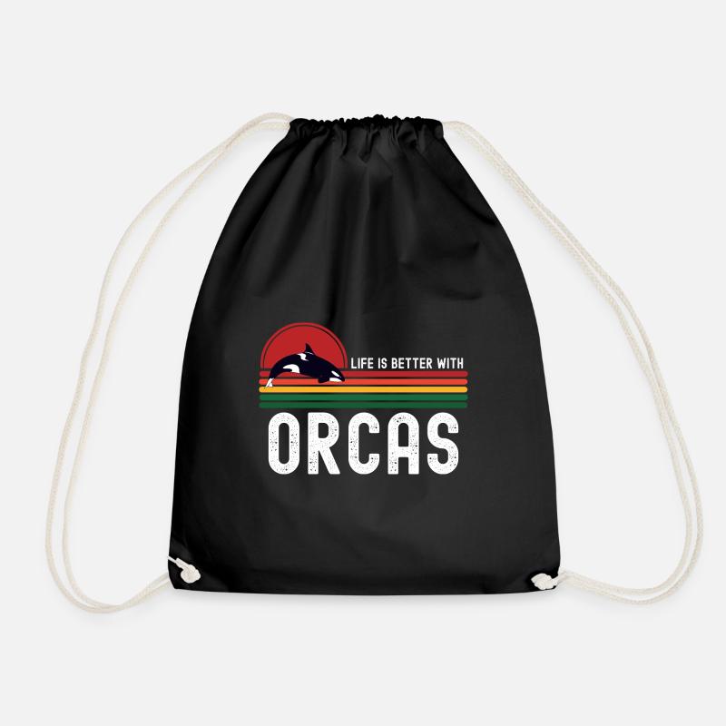 Orca - Turnbeutel - Schwarz