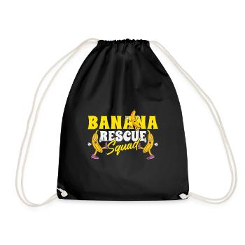 Banana Fruit Lover Banana - Drawstring Bag - black - Front