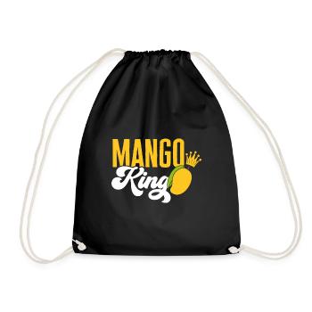 Mango Fruit Mango - Drawstring Bag - black - Front