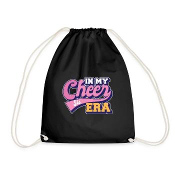Proud Sister In My Cheer Sis Era Cheering Dance - Drawstring Bag - black - Front