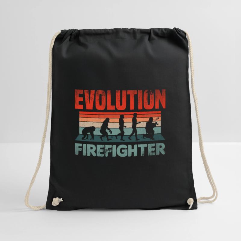 Golf Evolution From Monkey To Men Golfing Drawstring Bag