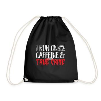 Wahre Verbrechen Podcaster True Crime Podcast - Drawstring Bag - black - Front