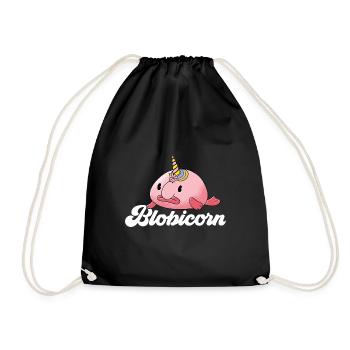 Blob fish - Drawstring Bag - black - Front