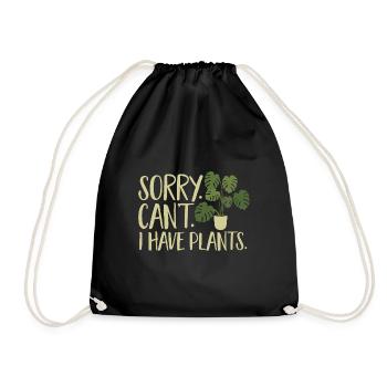 Monstera Deliciosa Albo Plante d’intérieur botanique - Sac de sport léger - noir - Devant