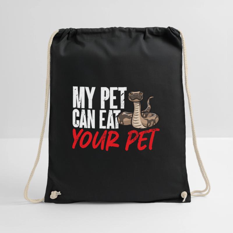 Ball Python Snake King Python Drawstring Bag