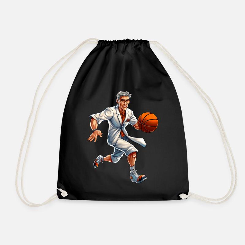 Arzt Basketball - Turnbeutel - Schwarz