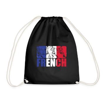 Rugby France Maillot De Rugby Pour Franzsoen France - Sac de sport léger - noir - Devant