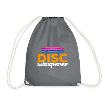 Discgolf Disc Golf Frisbee - Turnbeutel - Grau - Vorne