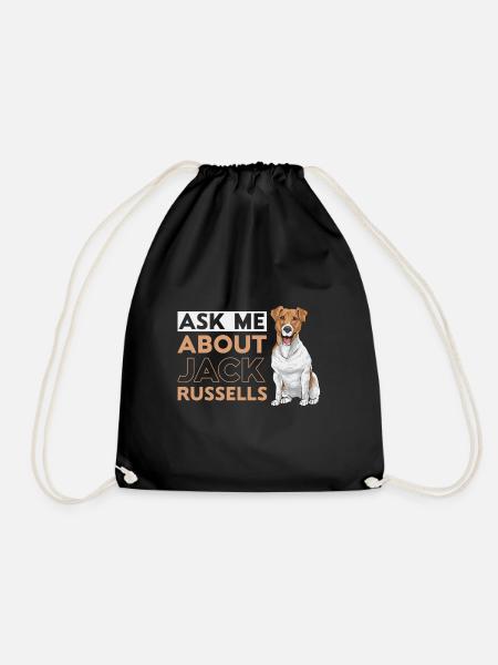 Jack Russell Terrier - Turnbeutel - Schwarz