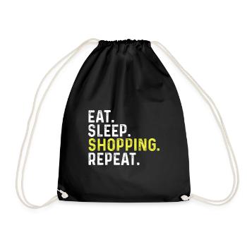 Manger dormir Shopping Répéter - Sac de sport léger - noir - Devant