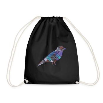 Bird Bird - Turnbeutel - Schwarz - Vorne