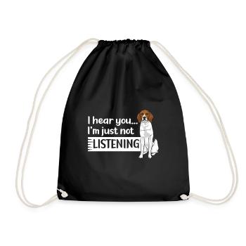 Treeing Walker Coonhound - Turnbeutel - Schwarz - Vorne